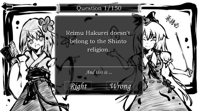 Perfect Memento Of Touhou Questions