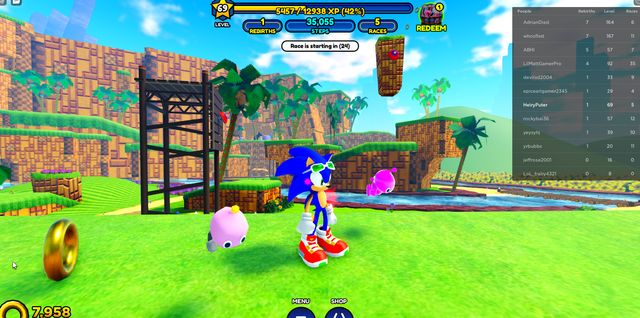 Roblox Sonic Speed Simulator