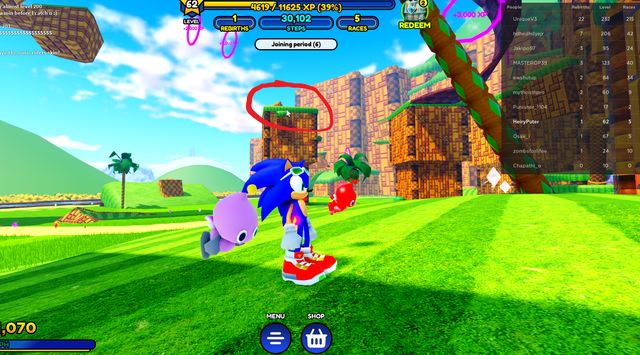 Sonic Roblox Game Sonic Speed Simulator Adds Knuckles and New Sonic Skin In  Latest Update