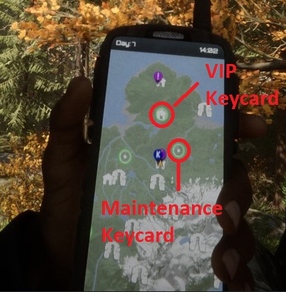 Sons of the Forest keycard locations, how to get Maintenance, VIP